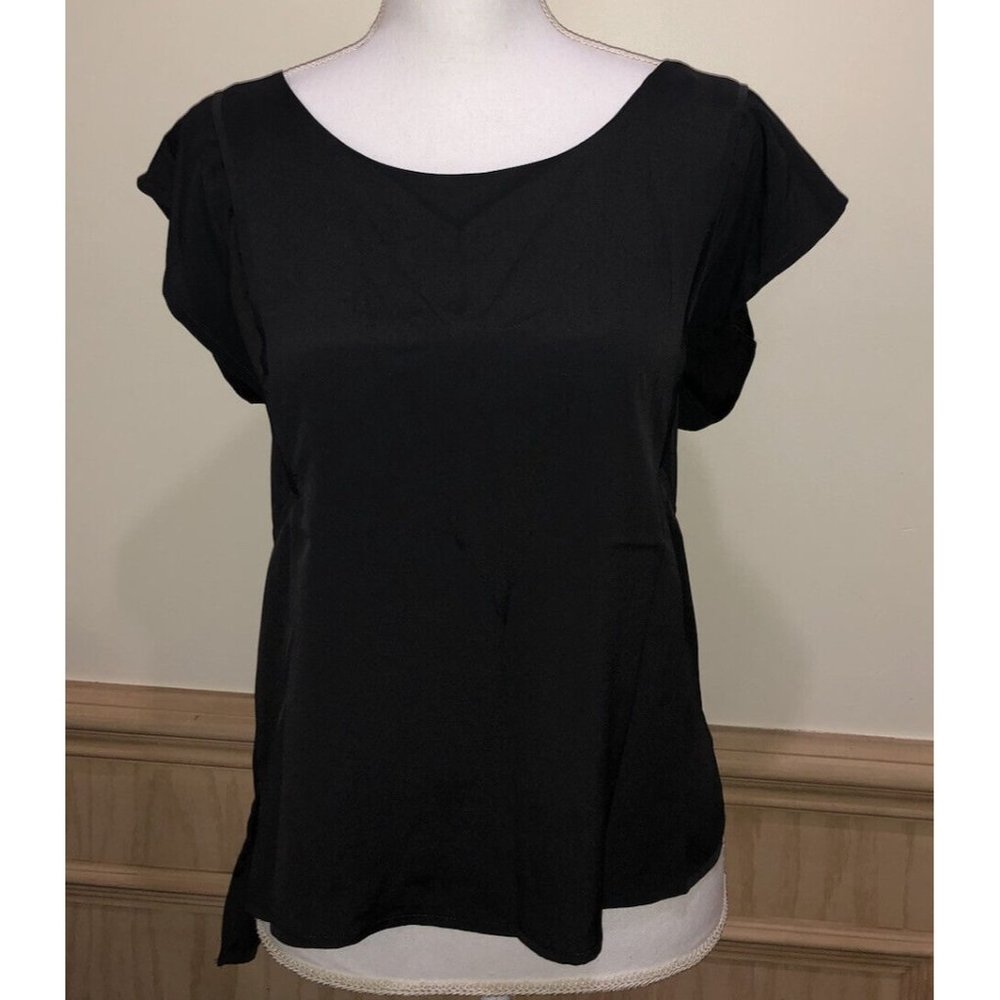 American Eagle Outfitters ~ Black Sleeveless Top With Open Back ~ Size Small